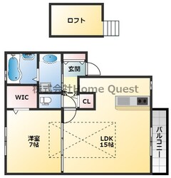 M・Kスクエア1の物件間取画像